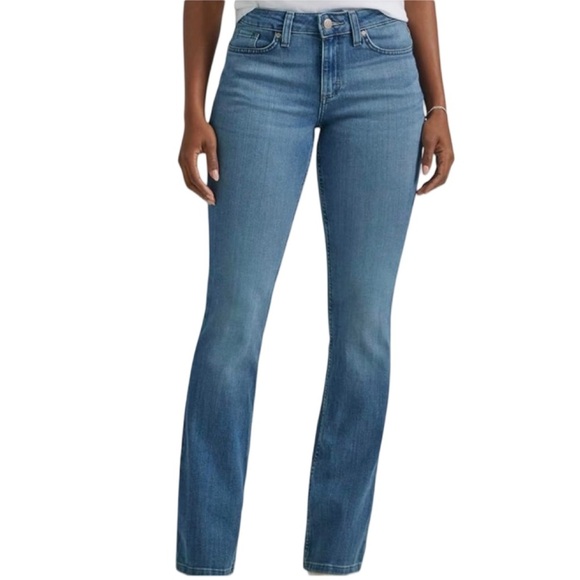 Lee Women's Legendary Mid Rise Bootcut Jean Heritage Fade Wash Size 14 NEW NWT - Picture 1 of 13